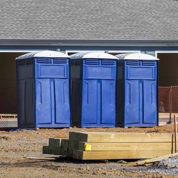 what is the expected delivery and pickup timeframe for the porta potties in Fresno TX